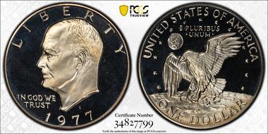 1977-S $1 PR70DCAM
