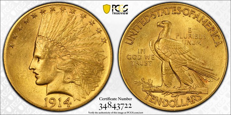 Cert 34843722 - Coin Image