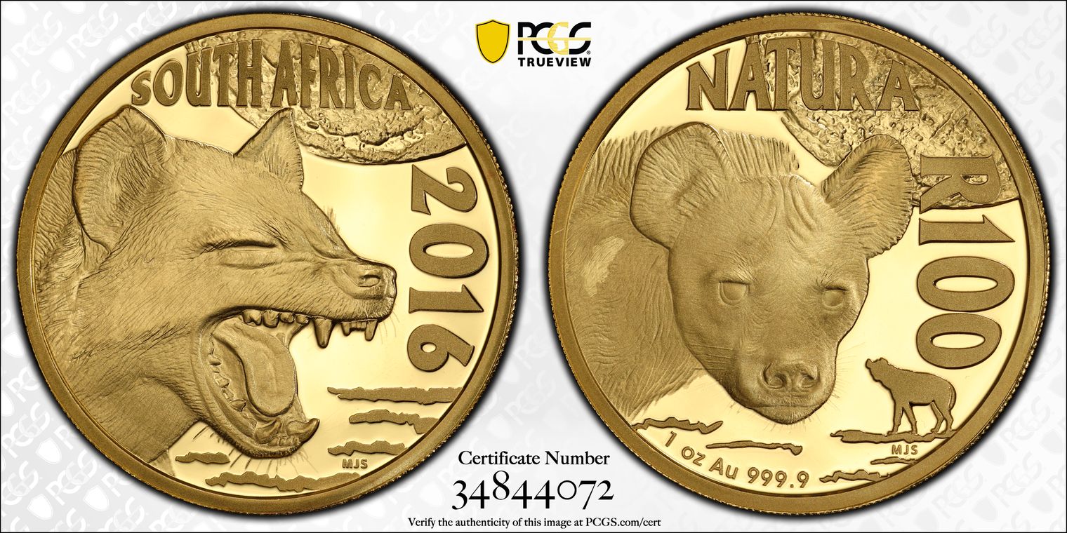 PCGS Set Registry - LB'S Hoard RSA NATURA GOLD 100R Proof Coin Album