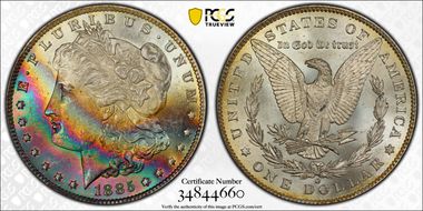 1885-O $1 MS65+