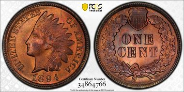 1894 1C MS66RB