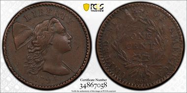 1794 1C S-48, Starred Reverse XF40BN