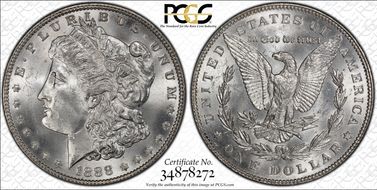 1888 $1 MS65