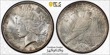 1922-D $1 MS65