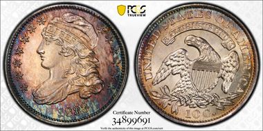 1833 10C JR-5, Last 3 High MS67