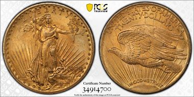 1909 $20 MS64