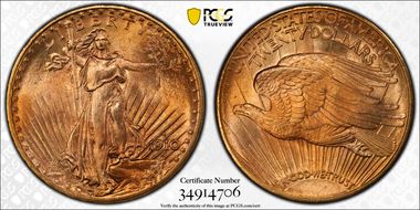 1910-S $20 MS65