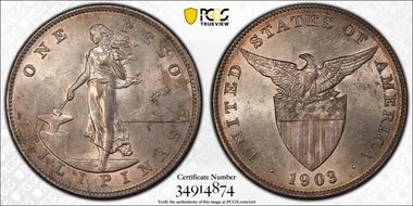 1903 Peso AU58