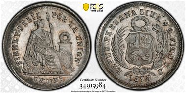 1875-YJ Dinero KM-190 MS65