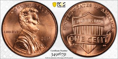 2015 1C Shield MS65RD