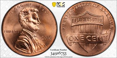 2016 1C Shield MS66RD