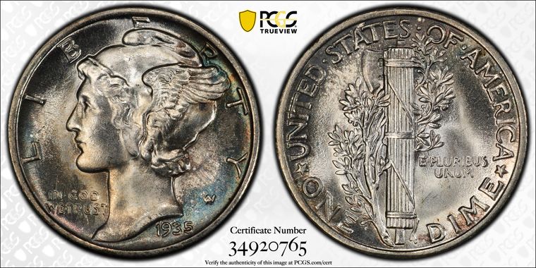 Cert 34920765 - Coin Image