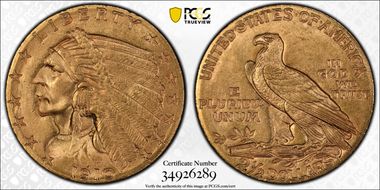 1910 $2.50 MS63