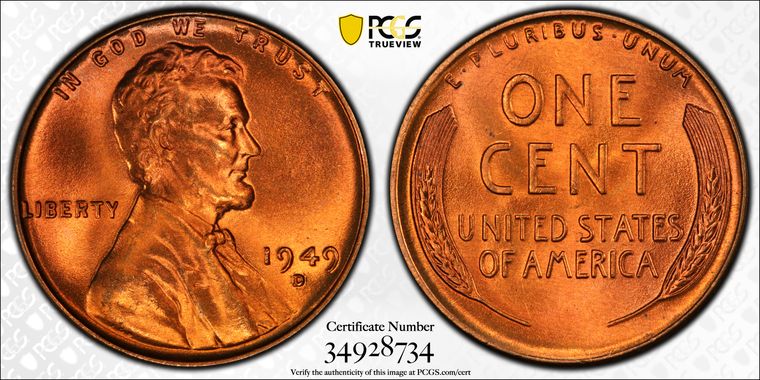 Cert 34928734 - Coin Image