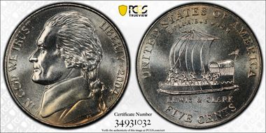 2004-D 5C Keel Boat MS67+