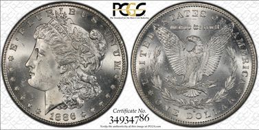 1886-S $1 MS65