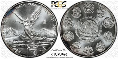 2008-Mo Onza Libertad Ag MS69