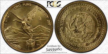 2011-Mo 1/10 oz Libertad Au MS69