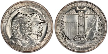 1936 50C Gettysburg MS66