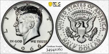 1966 50C No "FG", FS-901 SP66