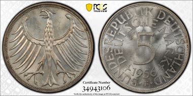 1956-F 5 Mk J-387 MS65