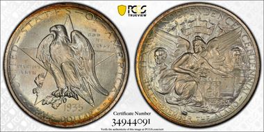 1935 50C Texas MS67+