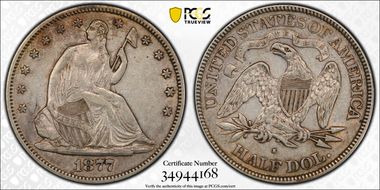 1877-S 50C WB-5 Type-1 Micro S XF40