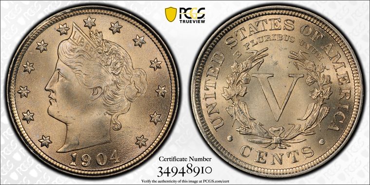 Cert 34948910 - Coin Image