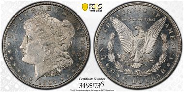 1897-S $1 MS62PL