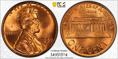 1959-D/D/D 1C RPM, FS-501 MS64RD