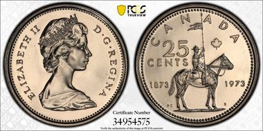 1973 25C Large Bust PL66