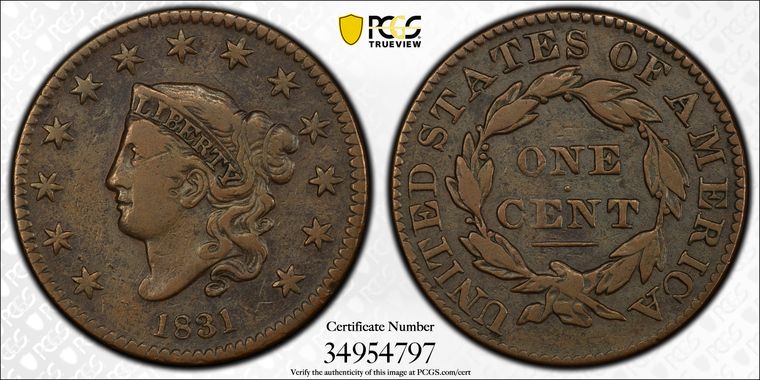 Cert 34954797 - Coin Image