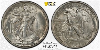 1917 50C MS65