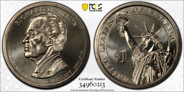 2016-P $1 Richard M. Nixon  Position B UNC Set MS68