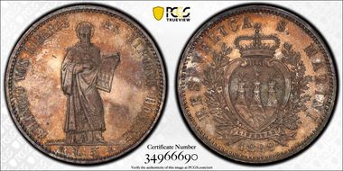 1898-R 5 L KM-6  Ag MS63