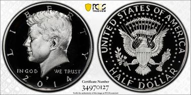 2014-P 50C Silver 50th Anniversary Set PR69DCAM