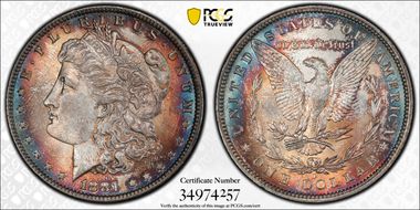 1881-O $1 MS62