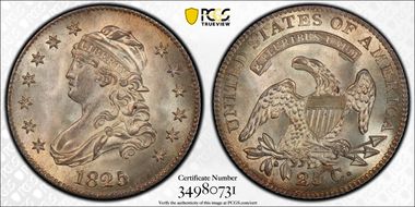 1825/4/(2) 25C B-2 MS66+