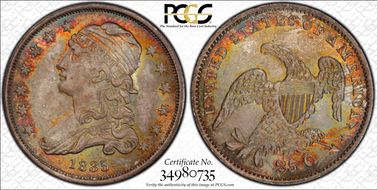 1835 25C B-7 MS66+