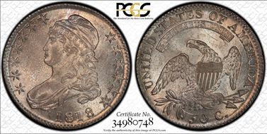1818 50C O-111 MS66