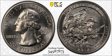 2017-S 25C George Rogers Clark NP MS67