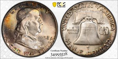 1952 50C "Scarface" FS-402 MS66+ FBL