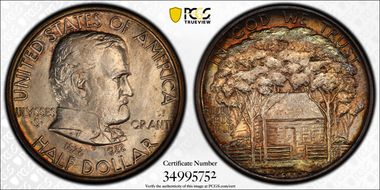 1922 50C Grant, with Star MS66