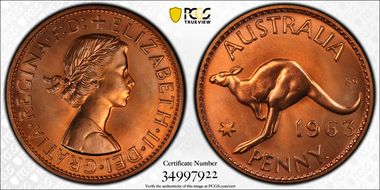 1963 Y. (p) 1D PR67RD