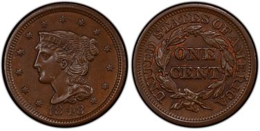 1848 1C Newcomb 28 MS63BN