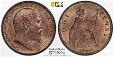 1902 1D S-3990A Low Tide MS65RB