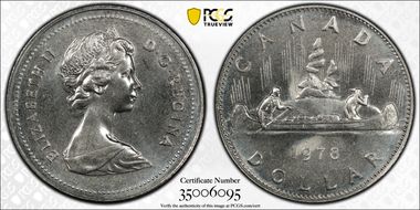 1978 $1 Voyageur MS66