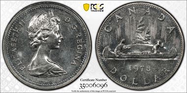 1978 $1 Voyageur MS65