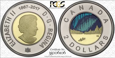 2017 $2 Dance of the Spirits Colorized PR69DCAM
