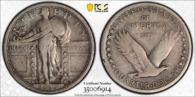 1917-S 25C Type 1 F12
